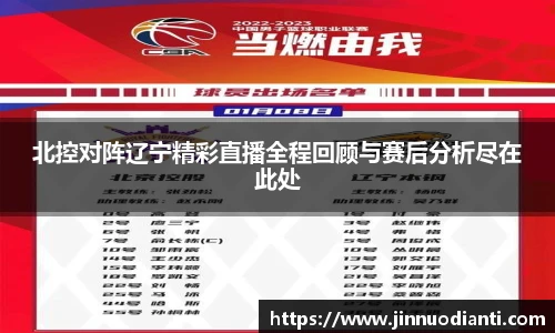 北控对阵辽宁精彩直播全程回顾与赛后分析尽在此处